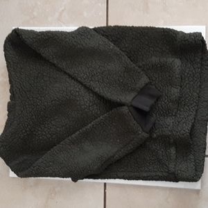 Green Fleece Boy Hoodie